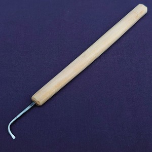 彫刻刀 平曲刀 2㎜ 全長約192㎜ 木工 細工用 彫刻 工具 刃物 【6039】