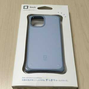 ●ELECOM iPhone 12 mini ケース finch すっきりホールド ブルー PM-A20AHVHH1BU