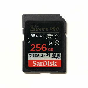 ☆ 256GB 95MB/s UHS-1 V30 SanDisk SDXCカード ☆中古☆ サンディスク SDカード ☆
