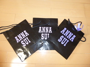 ANNA SUI Anna Sui * paper bag *3 sheets 