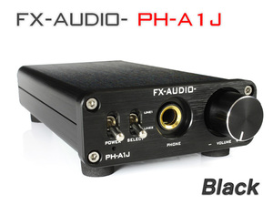 FX-AUDIO- PH-A1J[ブラック]パワートランジスタディスクリート構成ヘッドフォンアンプ