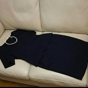 美品◎卒業式入学式などにスリーピース 濃紺 Mサイズ お呼ばれ