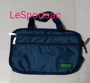 レスポートサック LeSportsac バッグインバッグ 付録 レイクピンドット柄 レア