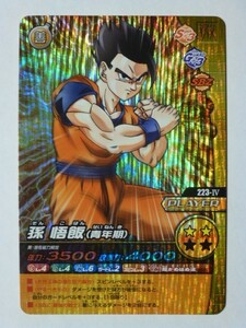 ドラゴンボール W爆烈インパクト 激レア キラカード 223-Ⅳ 孫悟飯(青年期)