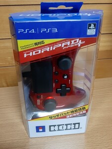 【未使用、未開封】ホリパッドFPSプラス for PlayStation 4 レッド PS4-027
