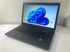 HP ZBook 17 G2 Core i7/4810MQ новый товар SSD1TB+HDD1TB память 32GB большой мощности 17.3 type FuHD мульти- NVIDIA Quadro K4100M Win11Pro Office2016