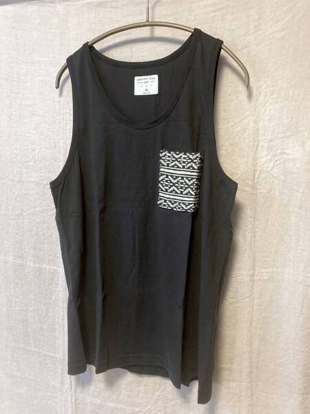 ★新品 カリフォルニア ニット Krochet Kids クロシェットキッズ タンクトップ ノースリーブ シャツ インナー ハンドメイド POCKET TANK★