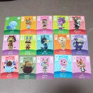 送料無料 新品 未使用 どうぶつの森 amiibo カード アミーボ あつ森 15枚セット スピカ ヒャクパー タコヤ キャラメル タコリーナ等