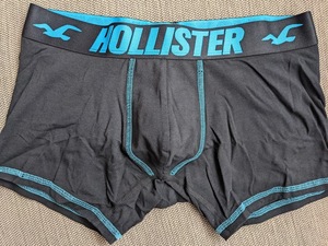 * 1点のみ * 新品 HOLLISTER ホリスター ボクサー ブリーフ トランクス パンツ M / Black Aqua *