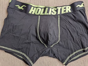 * 1点のみ * 新品 HOLLISTER ホリスター ボクサー ブリーフ トランクス パンツ M / Black yellow *