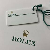 ロレックス デイトナ タグ 116500LN ROLEX DAYTONA 検索 冊子 BOX booklet 箱 空箱 ケース TUG 白 黒 文字盤 白タグ プライスタグ_画像1