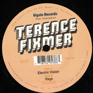 Terence Fixmer - Electric Vision EP / International Deejay Gigolo Records