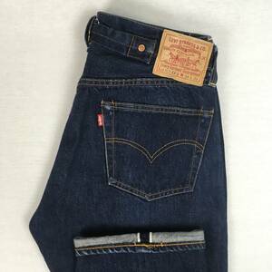 LEVI'S リーバイス 501XXC 37201-0003 BIG'E' バレンシア工場 刻印555 米国製 99年 W34 L36 隠しリベット 赤耳 セルビッチ シンチバック