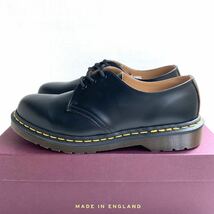 新品 英国製 Dr.Martens ドクターマーチン 1461 3ホール シューズ UK8 黒 ブラック メンズ VINTAGE 1461 3EYE SHOE ビンテージモデル_画像3