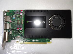 美品 NVIDIA ELSA プロフェッショナルグラフィックスボード Quadro K2200 4GB EQK2200-4GER 動作検証済 1週間保証