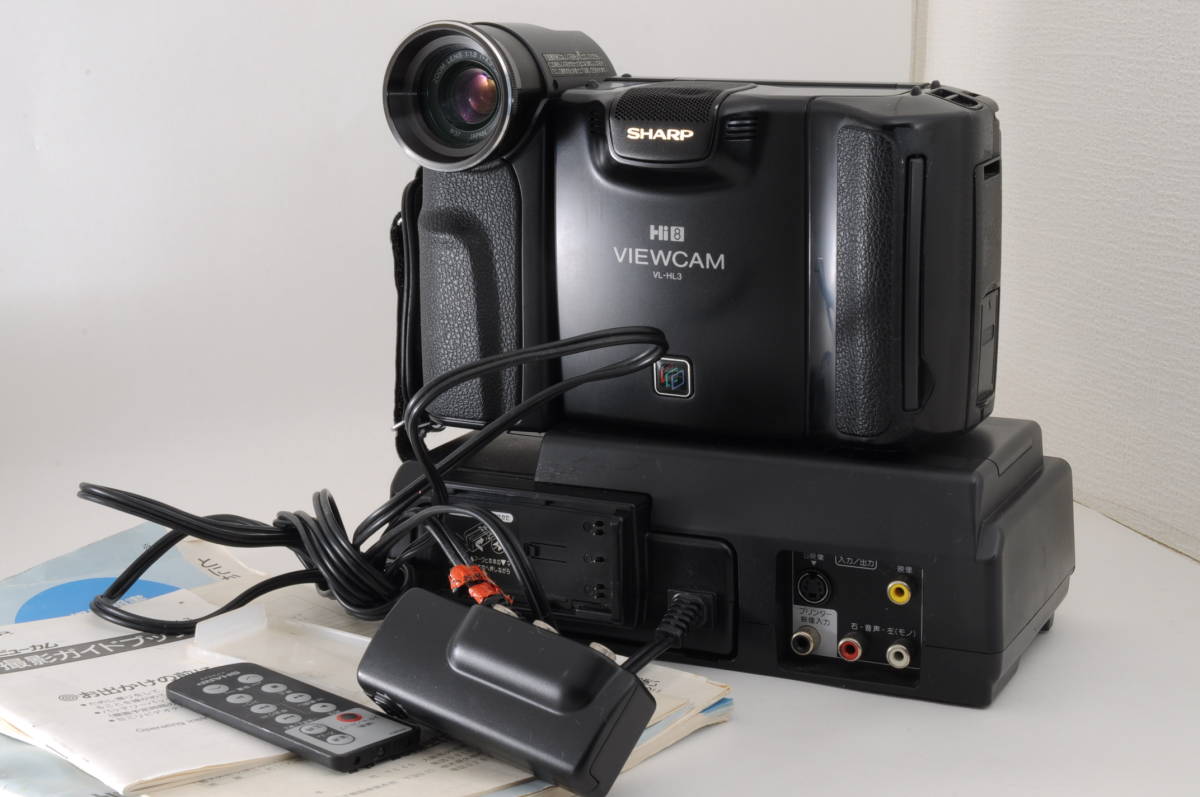 【着後レビューで 送料無料】 VL-HL50 8mmビデオカメラ Hi8 シャープ 動作品 ビデオカメラ