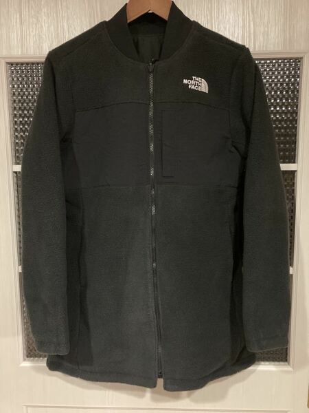 ノースフェイス レディース リバーシブル ロング フリース ジャケット North Face Women Reversible Long Fleece Jacket Black 海外限定