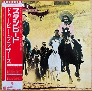 LP■ROCK/DOOBIE BROTHERS/STAMPEDE/WARNER P-10344W/国内77年PRESS OBI/帯 美盤/ドゥービー・ブラザーズ/STEELY DANに在籍JEFF BAXTER参加