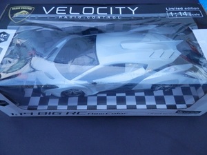  new goods unopened radio-controller VELOCITY 1:14 scale white 1:14 BIG RC new color King Racing