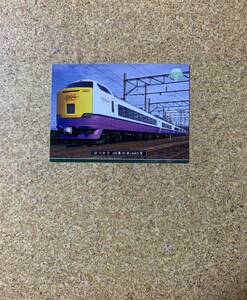 エポック 鉄道カード RAILWAY COLLECTION2 1998 No.13 はつかり JR東日本/485系