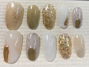 ネイルチップ ミラーネイル ニュアンスネイル
