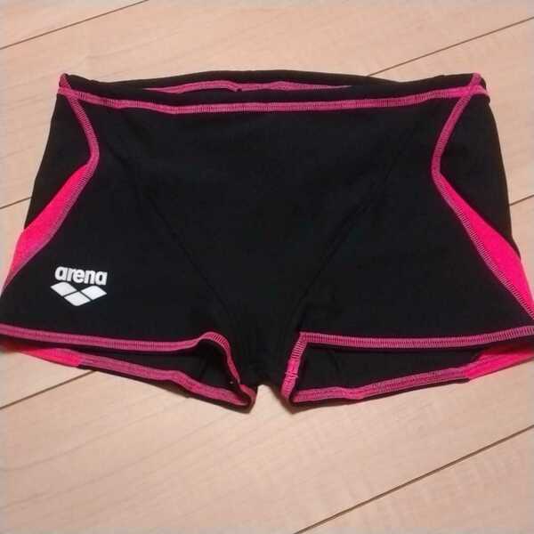 新品・O・アリーナ・メンズ競泳水着・タフスーツショートボックスタイプ・Kブラック×Kピンク