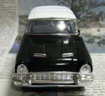 ★レア絶版*Signature Models*1/32*1955 Packard Caribbean ブラック/ライトブルー≠フランクリンミント_画像3