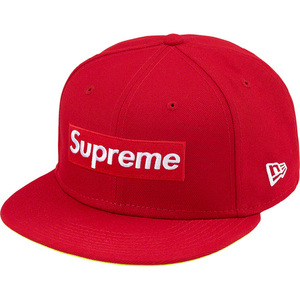 海外限定サイズ supreme 21AW No Comp Box Logo New Era red 3/4