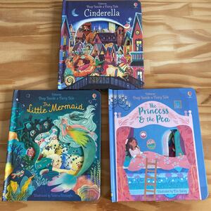英語絵本 しかけ絵本 シンデレラ・リトルマーメイドなど3冊 Usbone 洋書 多読