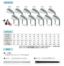 無刻印 ウェッジ ゴルフクラブ 新溝 ルール適合 Wedge 【ノーロゴ】【オリジナルスチール】【48度】_画像4