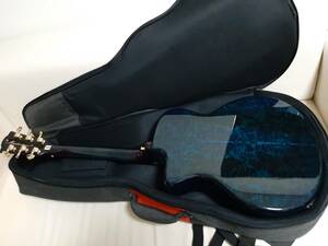 Merida Imperial seriesアコースティックギター３８”GARAPA Burl Blue仕様