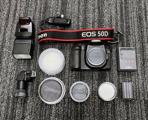 【T1212】Canon　キャノン　EOS 50D　デジタル一眼レフカメラ　付属あり　動作未確認　ジャンク品