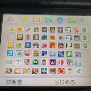 new 2ds ll 内蔵ソフト多数! SDカード64GB 充電器付