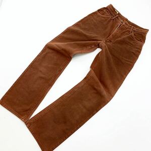  Lee Lee lady's Brown color jeans ji- bread Denim 7102 W32-L32 boots cut long-legged . Silhouette! popular old clothes #Ja2968