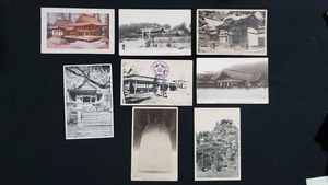 ｈ●　戦前絵葉書　神社仏閣　まとめて8枚セット　永平寺　藤島神社など　風景　光景　レトロ　アンティーク　/pcm06