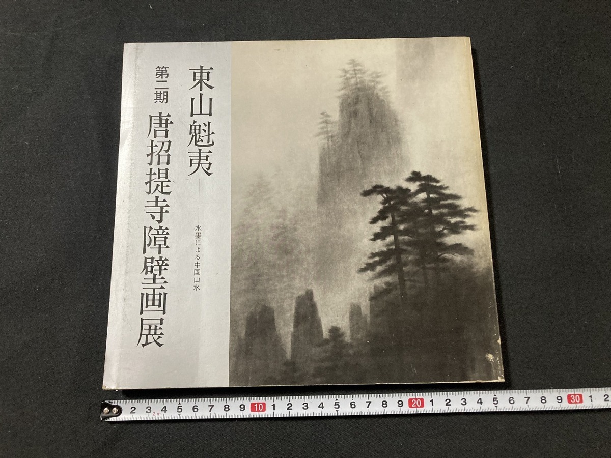 tk□ प्रदर्शनी सूची: काई हिगाशियामा, भाग 2: तोशोदाईजी मंदिर की दीवार चित्रकला प्रदर्शनी, स्याही चित्रों द्वारा चीनी परिदृश्य, 1 खंड, 1980/t-h04 में 4 स्थानों पर आयोजित, चित्रकारी, कला पुस्तक, संग्रह, सूची