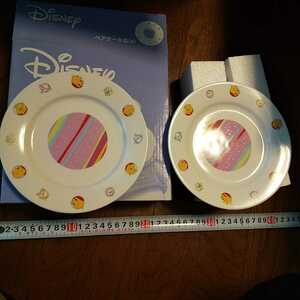 ディズニー 熊のプーさん ペアケーキ皿 未使用 二枚入り 送料520 お皿プレート 陶磁器 皿 ディズニー 