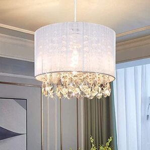 シャンデリア クリスタル 1灯 北欧 ペンダントライトダイニング LED対応 e26口金