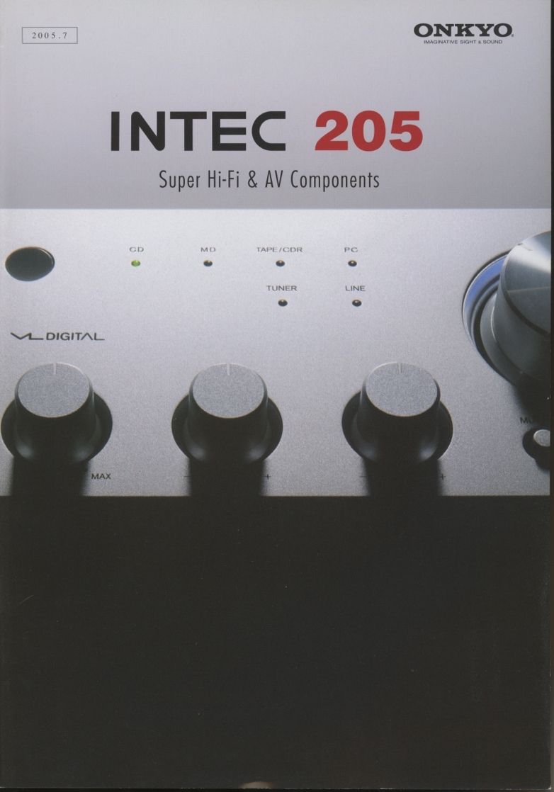 ONKYO INTEC 205 (A-905FX2/C-705FX2/D-212EX/MD-105FX/T-405FXの