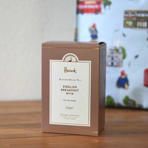 Harrods/ハロッズ 紅茶 No.14 English Breakfast ティーバッグ50包