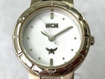 R141-O15-81 MCM エムシーエム AM.LINE 6991 レディース腕時計 クォーツ ①◎_画像1
