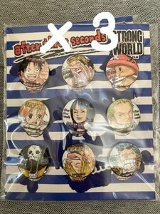 ONEPIECE ワンピース缶バッジ3セット