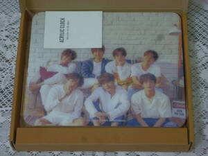 ☆未使用 BTS 防弾少年団 展示会 24/7 Serendipity オヌル 東京 アクリルクロック 時計