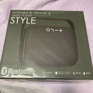 ポータブルスピーカー ブラック