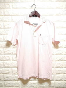 F3 □ WEATHCOOK □ ウェザーコック　ポロシャツ　ピンク系　中古　サイズＭ