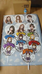 ★T-ARA JAPANオリジナルグッズうちわ新品未使用13枚★