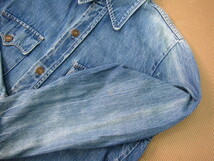 F301＊リーバイス　Levi's　デニムシャツ　Mサイズ　ブッシュシャツ　70s～80s　ビンテージ　オリジナル_画像7