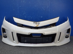 【F】 ToyotaGenuine フロントBumper Grille ロアGrille フォグincluded ACR50W Estima Aeras 中期 070 ホワイトPearl GRS55W 後期