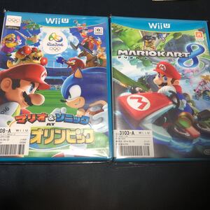 WiiU マリオカート8 マリオ ソニック リオ オリンピック 美品 送料無料