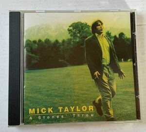 ミックテイラー A STONE'S THROW. ☆ UK盤、mick taylor.ローリングストーンズ, rolling stones.